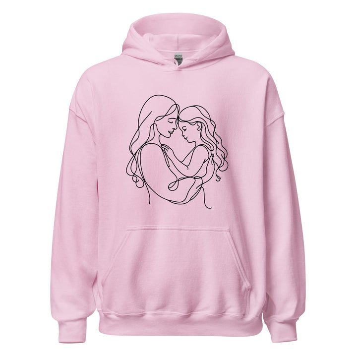 Mom & Daugther Women Premium Hoodie - Light Pink / S - ArtyKoala