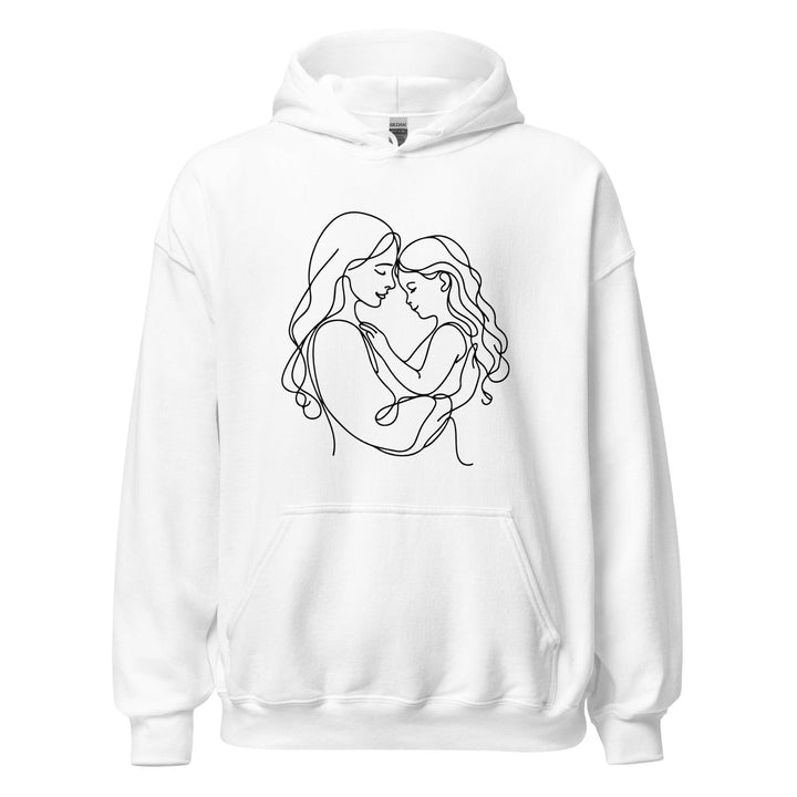 Mom & Daugther Women Premium Hoodie - White / S - ArtyKoala