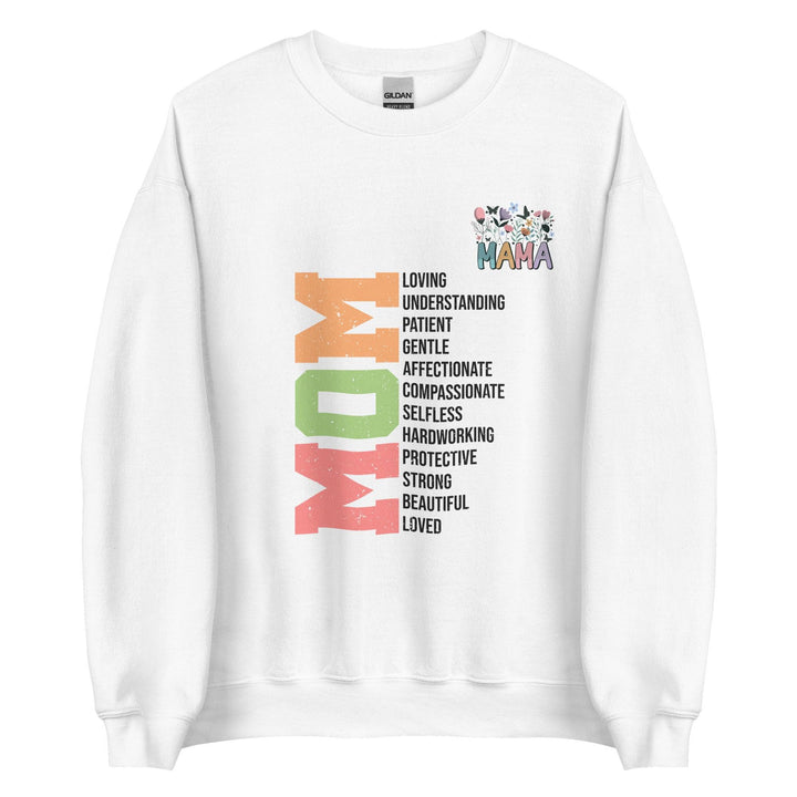 Mom Loving Mama Women Premium Sweatshirt - White / S - ArtyKoala