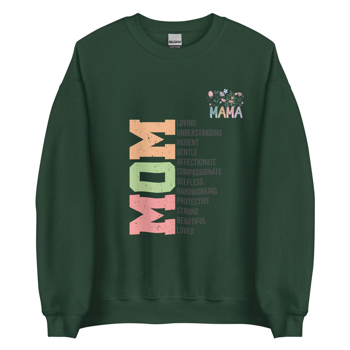 Mom Loving Mama Women Premium Sweatshirt - Forest Green / S - ArtyKoala