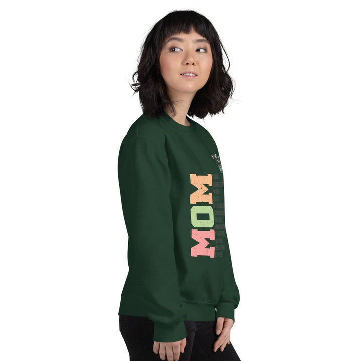 Mom Loving MamaGraphic Sweatshirt - Forest Green - S - ArtyKoala
