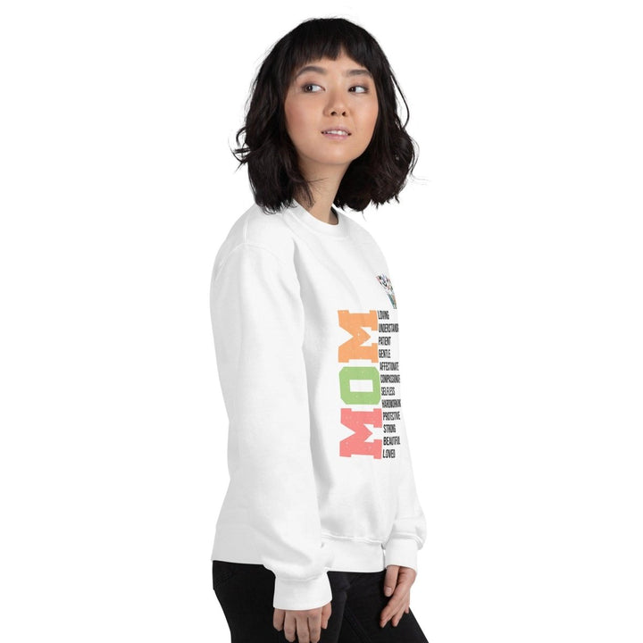 Mom Loving MamaGraphic Sweatshirt - White - S - ArtyKoala