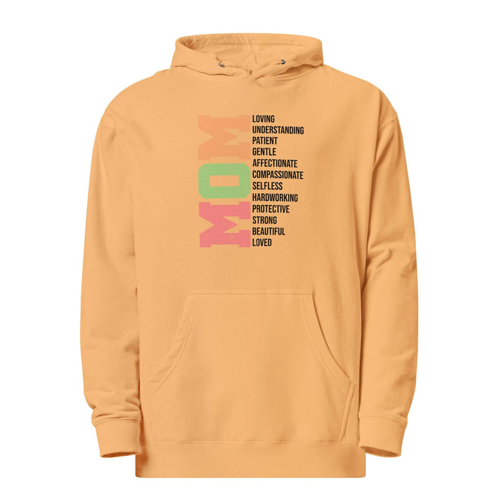 Mom Loving Women Premium Hoodie - Peach / S - ArtyKoala