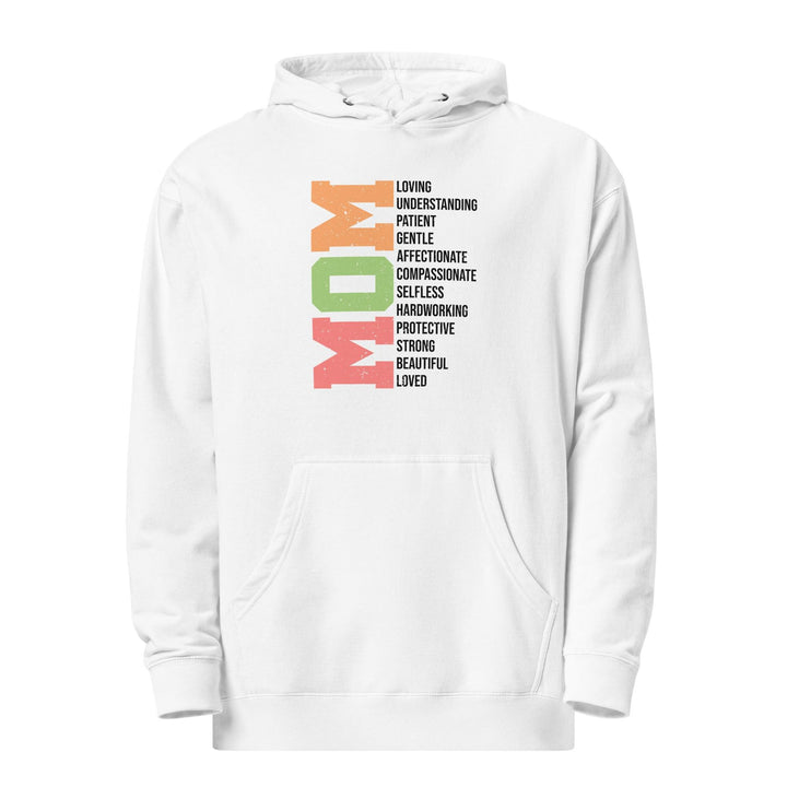 Mom Loving Women Premium Hoodie - White / S - ArtyKoala