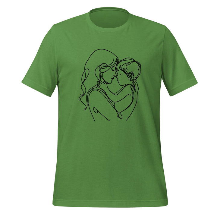 Mom Son Women Premium T-shirt - Leaf / S - ArtyKoala