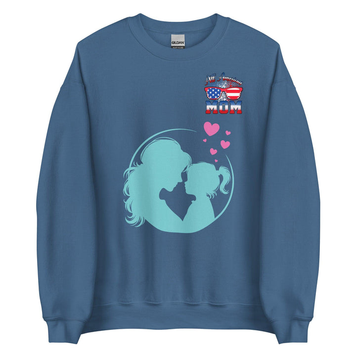 Mom Svg Women Premium Sweatshirt - Indigo Blue / S - ArtyKoala