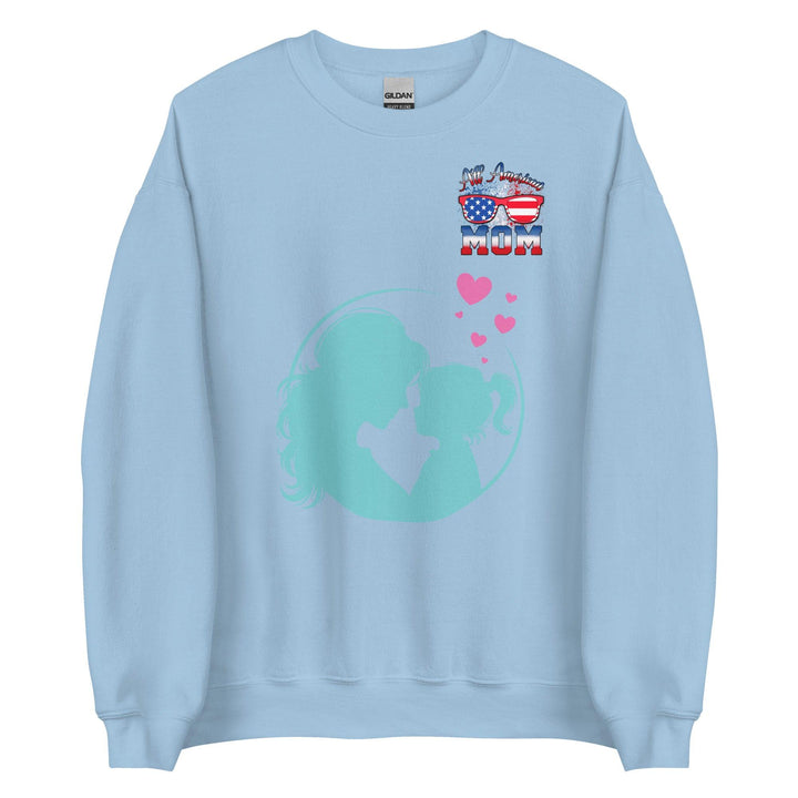 Mom Svg Women Premium Sweatshirt - Light Blue / S - ArtyKoala