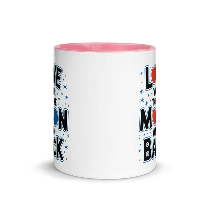 Moon and Back Colorful Print Mug - Black - 11 oz - ArtyKoala
