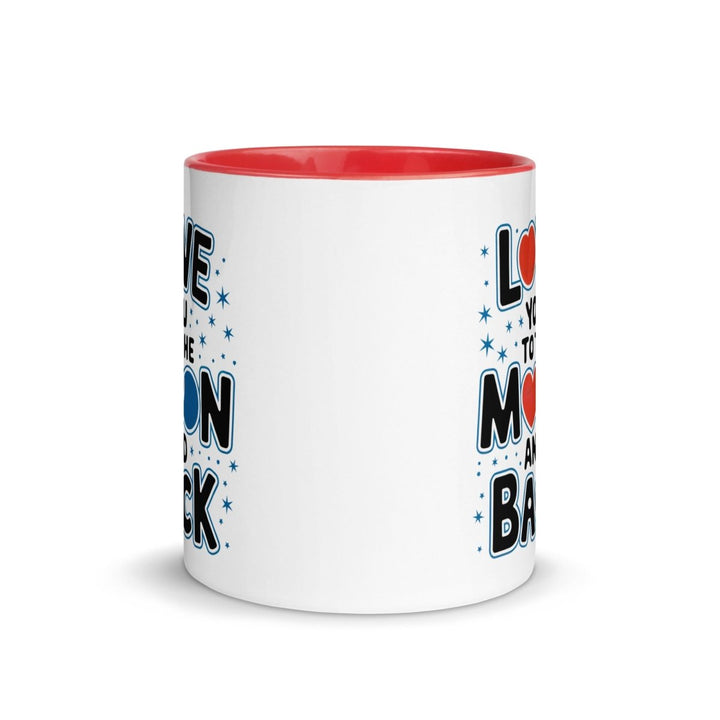 Moon and Back Colorful Print Mug - Yellow - 11 oz - ArtyKoala