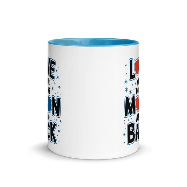 Moon and Back Colorful Print Mug - Yellow - 11 oz - ArtyKoala