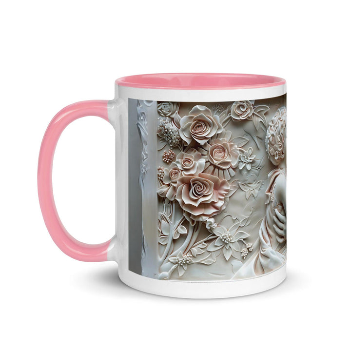 Mother and baby Face to Face 3D Mug with Color Inside - ArtyKoala