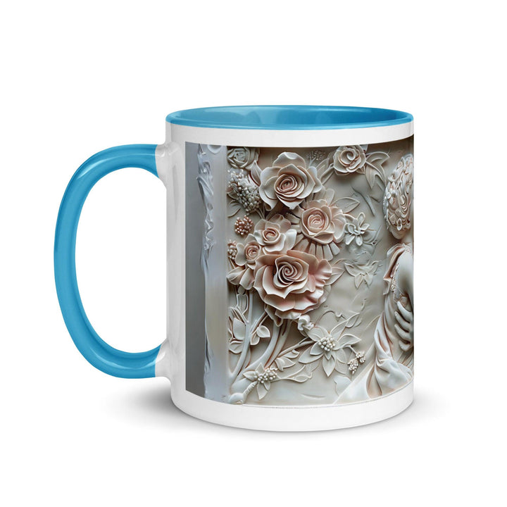 Mother and baby Face to Face 3D Mug with Color Inside - ArtyKoala