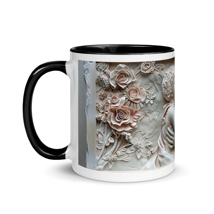 Mother and baby Face to Face 3D Mug with Color Inside - ArtyKoala