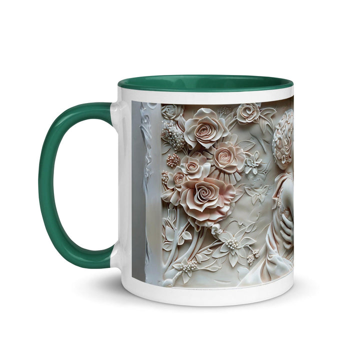 Mother and baby Face to Face 3D Mug with Color Inside - ArtyKoala