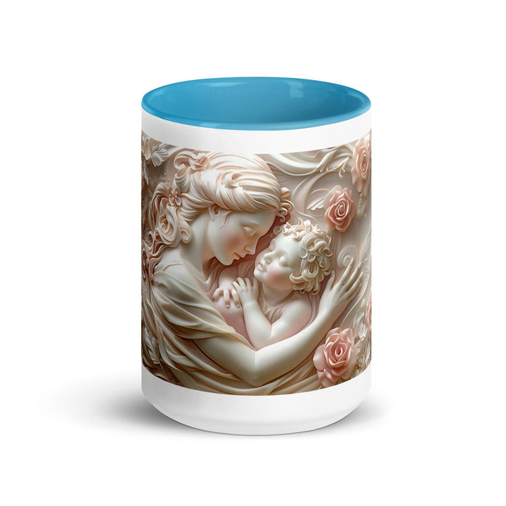 Mother and Baby Flower 3D mug with Color Inside - ArtyKoala