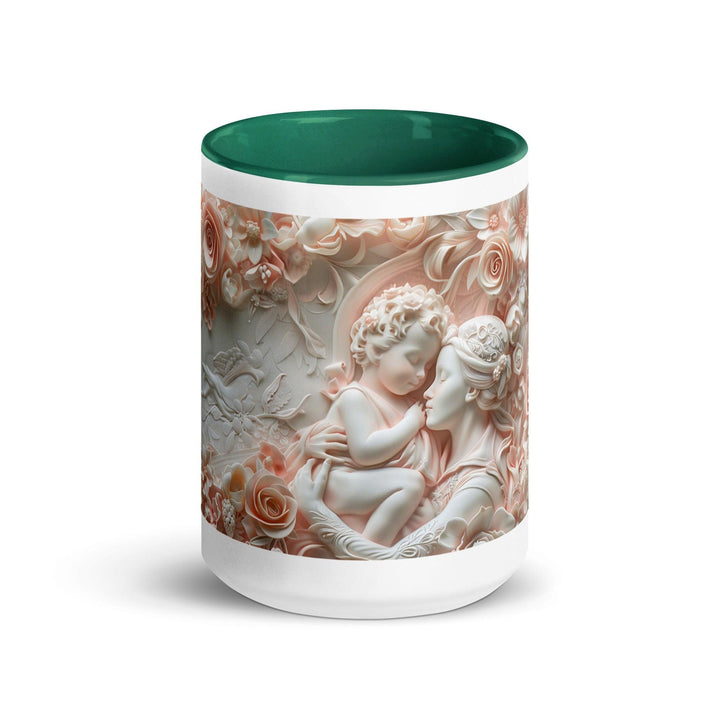 Mother and Baby Love 3D Mug with Color Inside - ArtyKoala