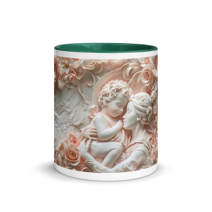 Mother and Baby Love 3D Mug with Color Inside - ArtyKoala