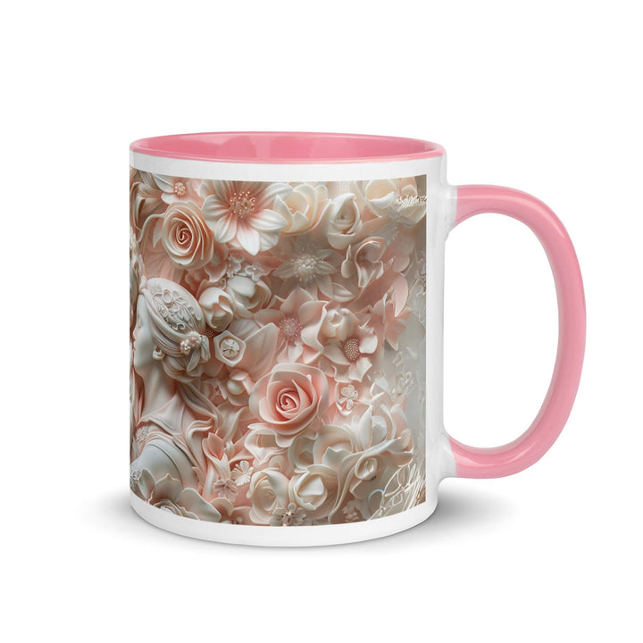 Mother and Baby Love 3D Mug with Color Inside - Pink / 11 oz - ArtyKoala