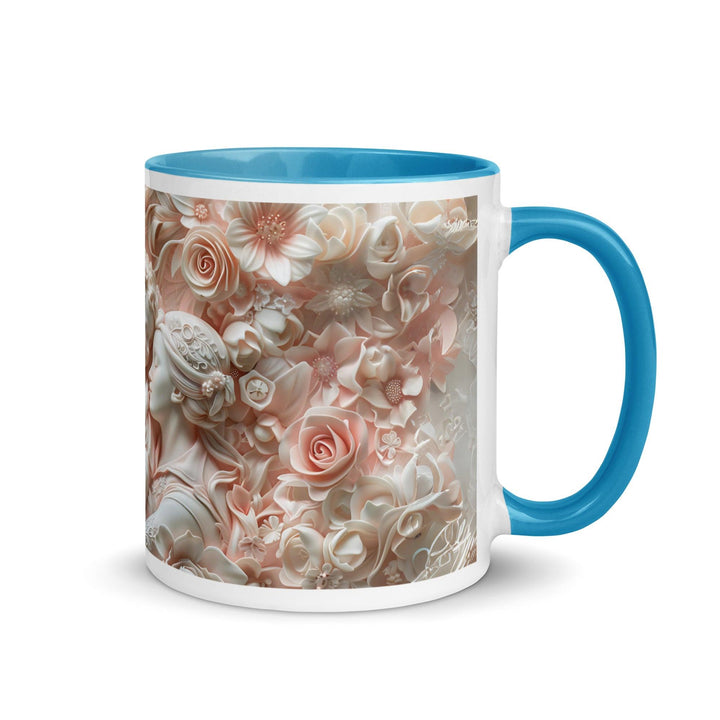 Mother and Baby Love 3D Mug with Color Inside - Blue / 11 oz - ArtyKoala