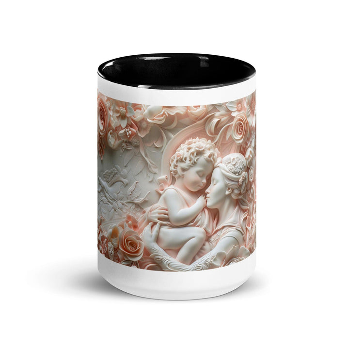 Mother and Baby Love 3D Mug with Color Inside - ArtyKoala