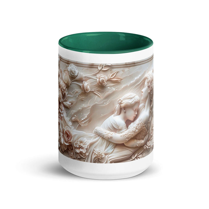 Mother and Baby Mother Hug 3D Mug with Color Inside - ArtyKoala