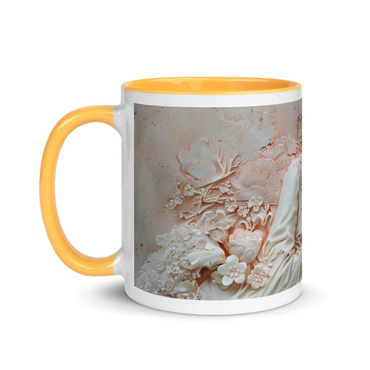 Mother and Baby Small Hand 3D Mug with Color Inside - ArtyKoala