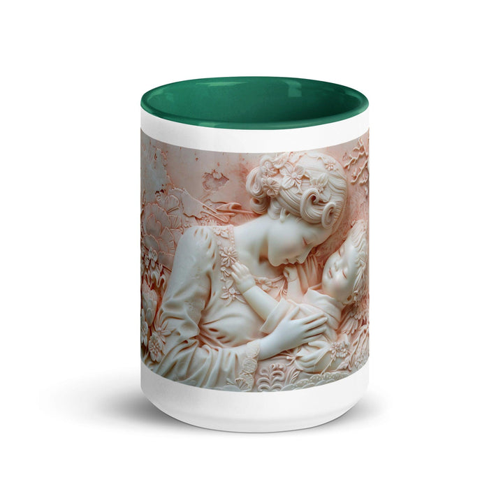 Mother and Baby Small Hand 3D Mug with Color Inside - ArtyKoala