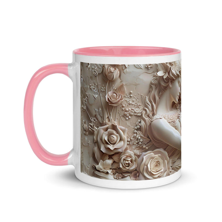 Mother and Baby Young Mom 3D Mug with Color Inside - ArtyKoala