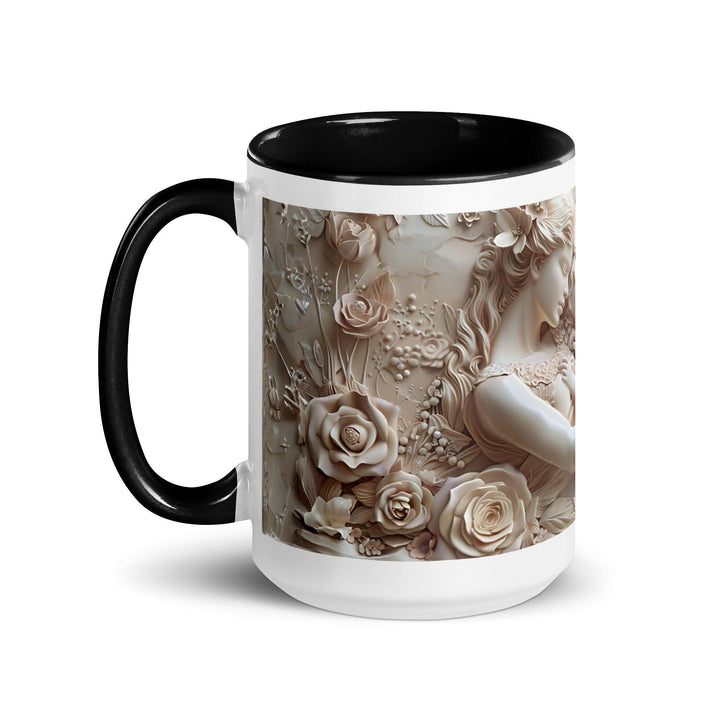 Mother and Baby Young Mom 3D Mug with Color Inside - ArtyKoala