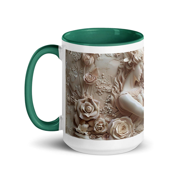 Mother and Baby Young Mom 3D Mug with Color Inside - ArtyKoala