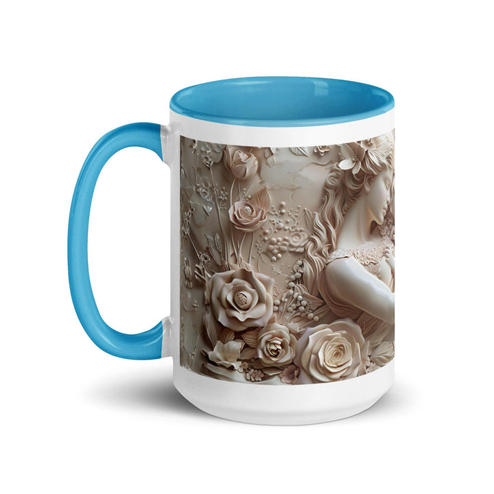 Mother and Baby Young Mom 3D Mug with Color Inside - ArtyKoala