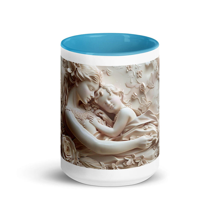 Mother and Baby Young Mom 3D Mug with Color Inside - ArtyKoala