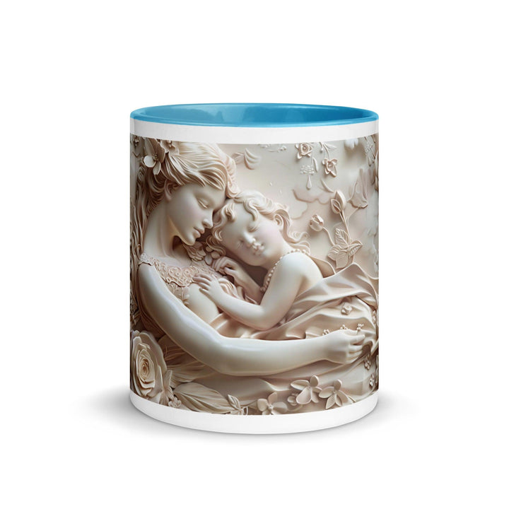 Mother and Baby Young Mom 3D Mug with Color Inside - ArtyKoala