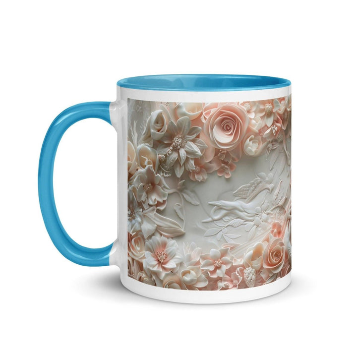 Mother Baby Love 3D Colorful Print Mug - Blue - 11 oz - ArtyKoala