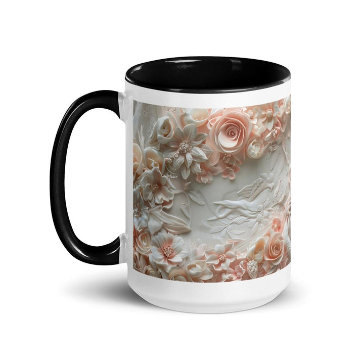 Mother Baby Love 3D Colorful Print Mug - Black - 15 oz - ArtyKoala