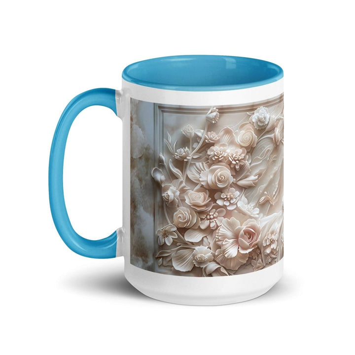 Mother Hug 3D Colorful Print Mug - Blue - 15 oz - ArtyKoala