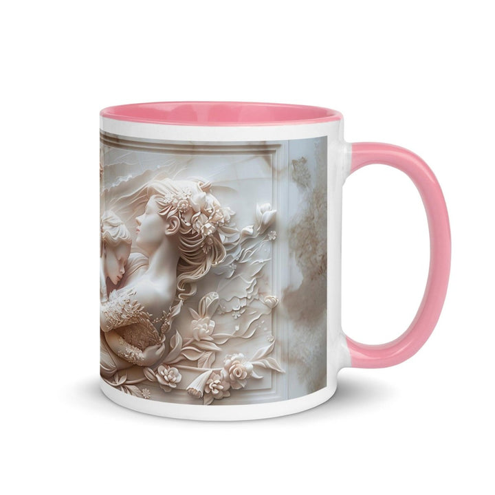 Mother Hug 3D Colorful Print Mug - Pink - 11 oz - ArtyKoala