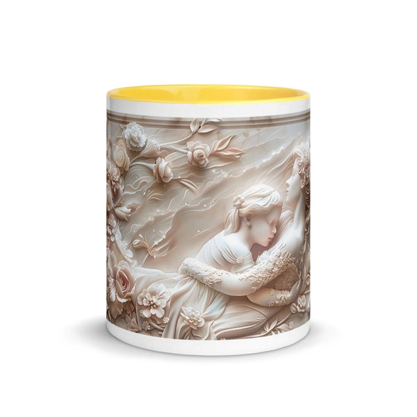 Mother Hug 3D Colorful Print Mug - Black - 11 oz - ArtyKoala