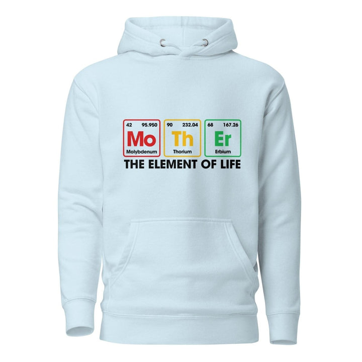 Mother The Element Of Life Graphic Hoodie - Sky Blue - S - ArtyKoala