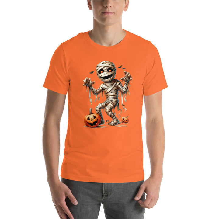 Mummy Skeleton Halloween Unisex Premium T-shirt - ArtyKoala