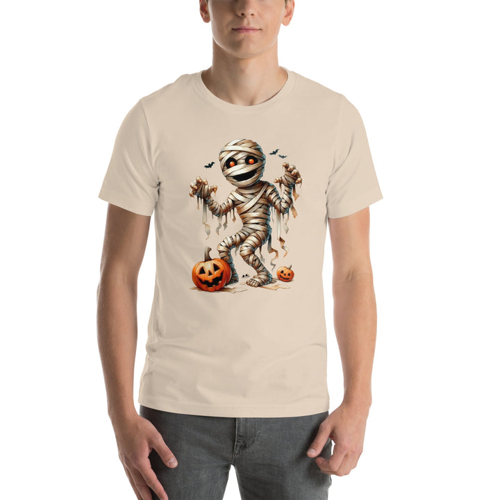 Mummy Skeleton Halloween Unisex Premium T-shirt - ArtyKoala