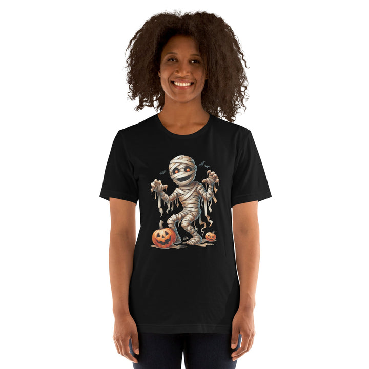 Mummy Skeleton Halloween Unisex Premium T-shirt - ArtyKoala