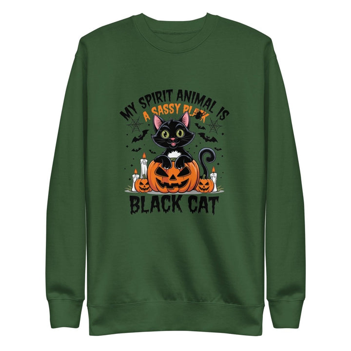 My Animal Spirit Graphic Sweatshirt - Forest Green - S - ArtyKoala