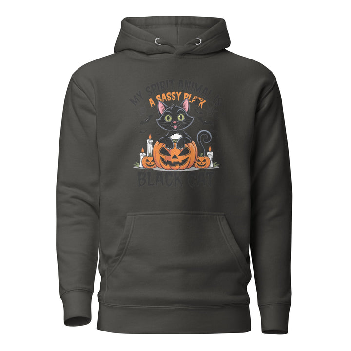 May Animal Spirit is Black Cat Unisex Premium Hoodie - Vintage Black / S - ArtyKoala