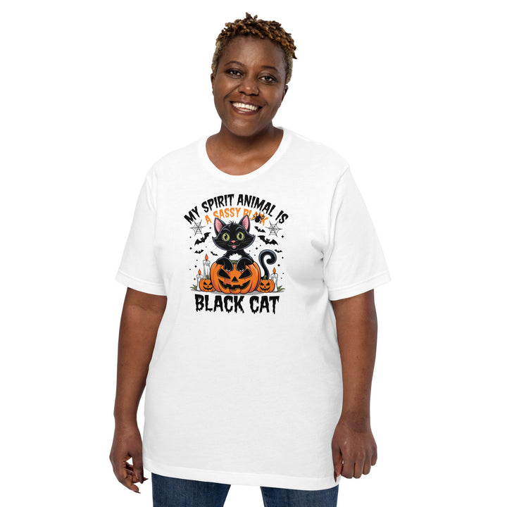 My Animal Sprit is Black Cat Unisex Premium T-shirt - ArtyKoala