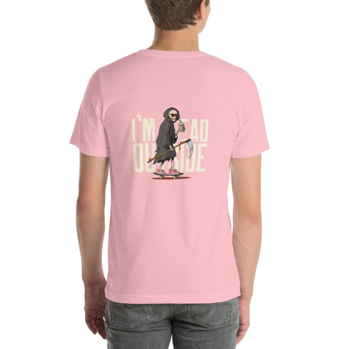No One Is Safe From Me Graphic Tee - Pink - S - ArtyKoala