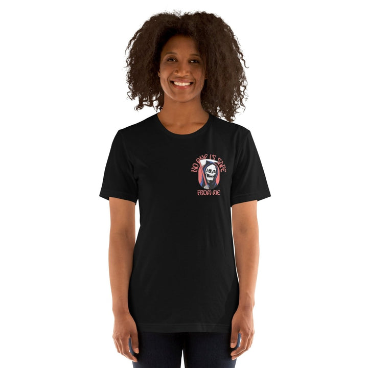 No One Is Safe From Me Graphic Tee - Black - S - ArtyKoala