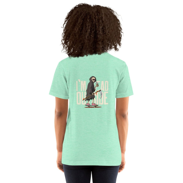 No One Is Safe From Me Graphic Tee - Heather Mint - S - ArtyKoala