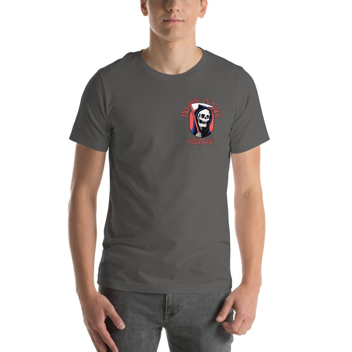 No One Is Safe From Me Graphic Tee - Olive - S - ArtyKoala