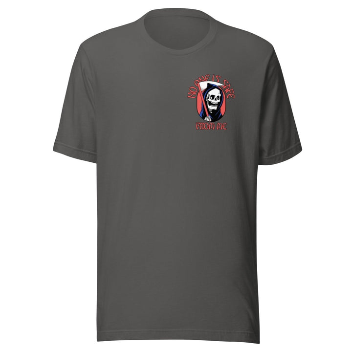 No One Is Safe From Me Graphic Tee - Asphalt - S - ArtyKoala